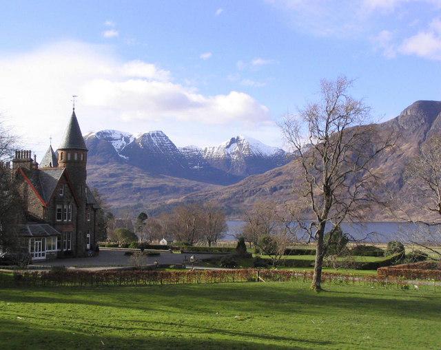 Beinn Alligin and Loch Torridon Hotel