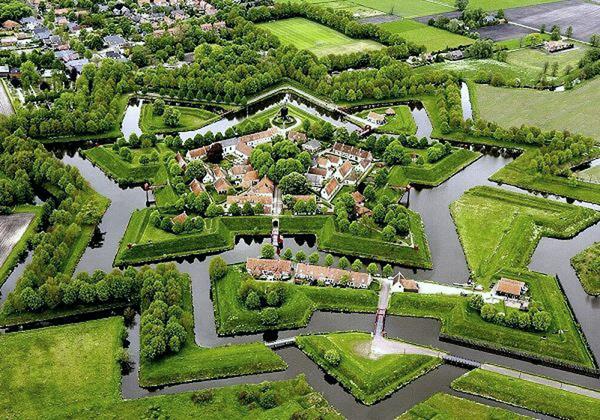 Bourtange as seen from the air