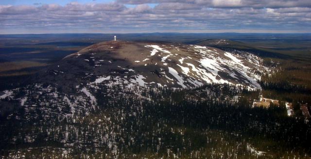 Luosto fells in late May