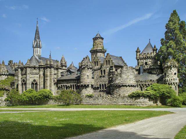 Lion's Castle in Bergpark Wilhelmshöhe