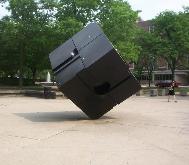 The Cube, taking a breather between spins