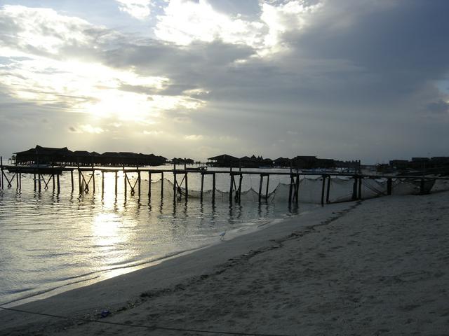 Sunset on Mabul Island