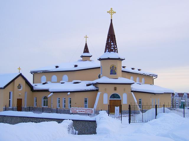 Church of the Nativity in winter.