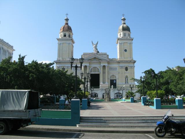 The church in Santaiago de Cuba's main square