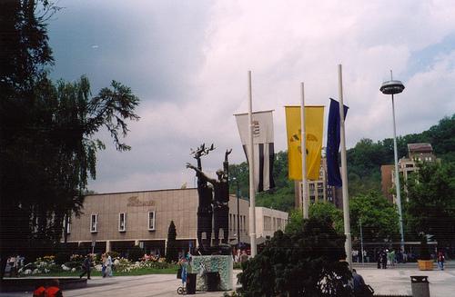 Fő tér (Main square) of Salgótarján