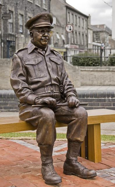 Captain Mainwaring Statue from Dad's Army TV series