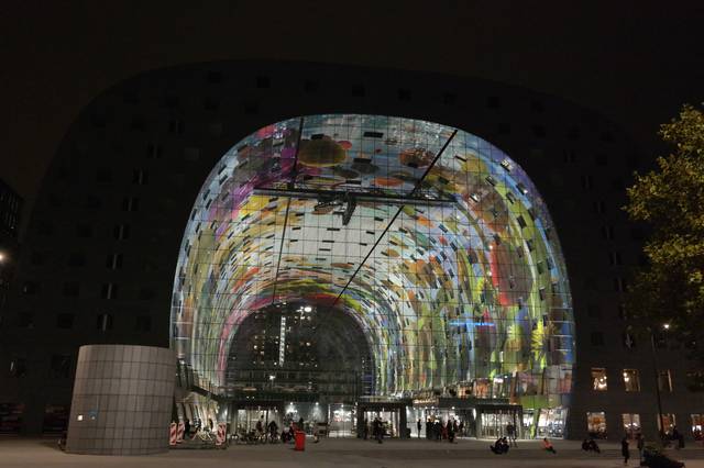  The Markthal in the night