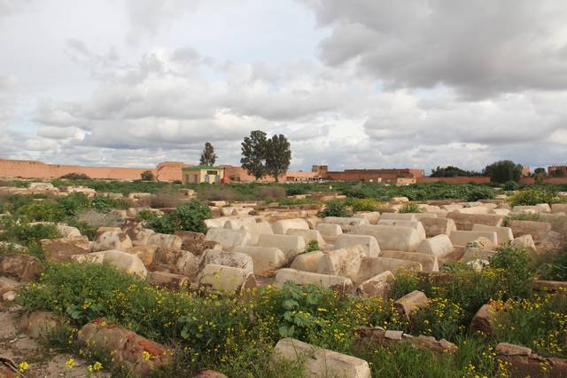 Jewish cemetery in Marrakech