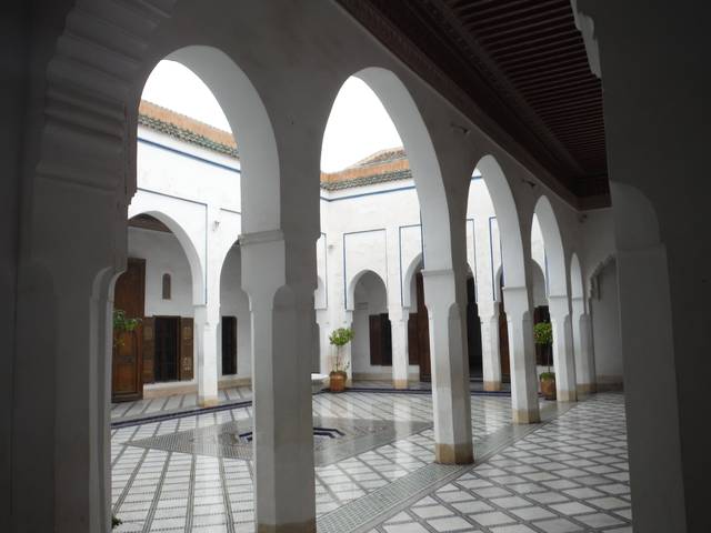 Courtyard in Bahia Palace, Marrakech