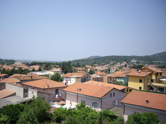 A view over the rooftops.