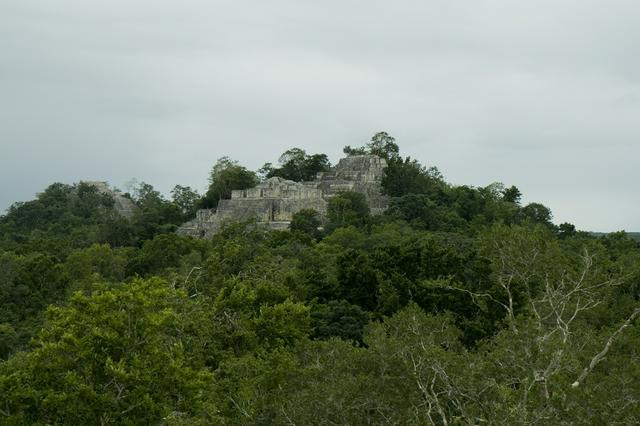 Mayan ruin inside Calakmul