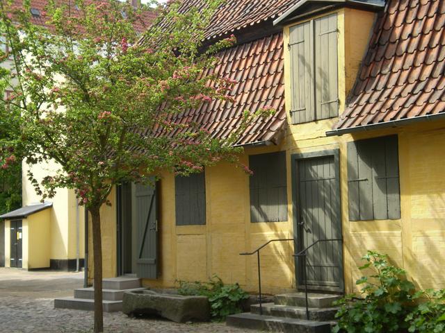 An example of the many 15th- and 16th-century buildings in Odense