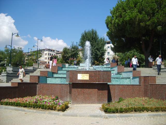 Fountain in Akif Ersoy Park