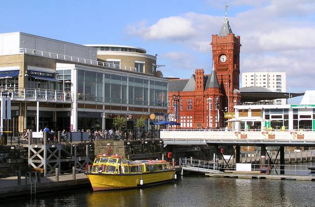 Mermaid Quay in Cardiff Bay