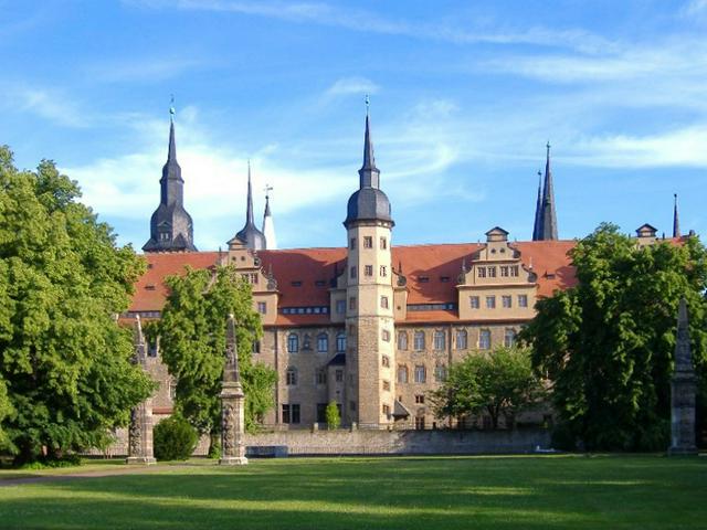 Merseburg Palace, seen from the gardens