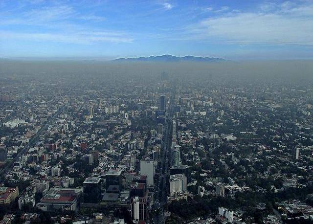 Pollution over Mexico City