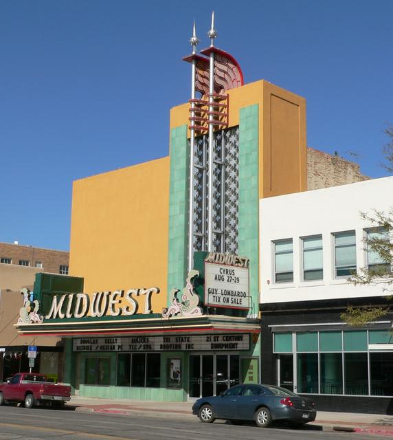 The Midwest Theatre in Downtown Scottsbluff, on the national register of historic places.