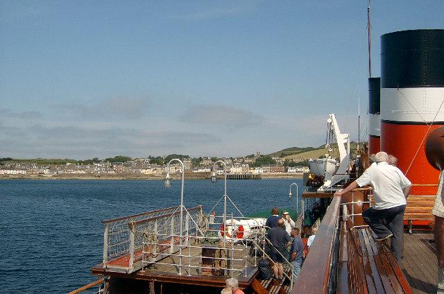 Approaching Millport, Great Cumbrae, on