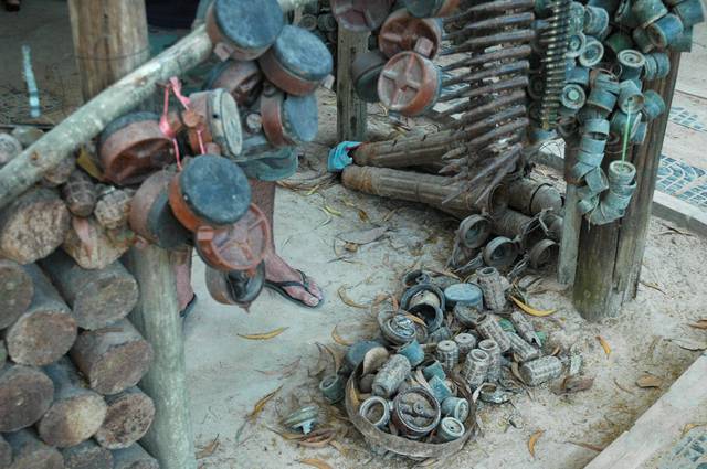 Piles of mines, Landmine Museum