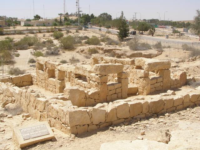 Iron-age house, excavated near the visitor center