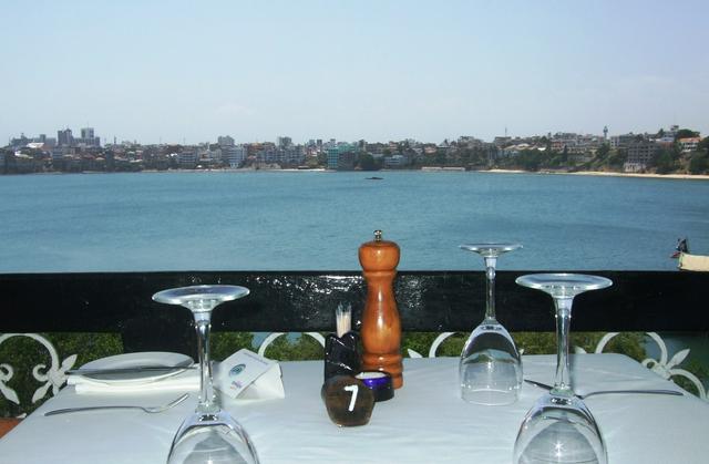 Fine dining with view of the city