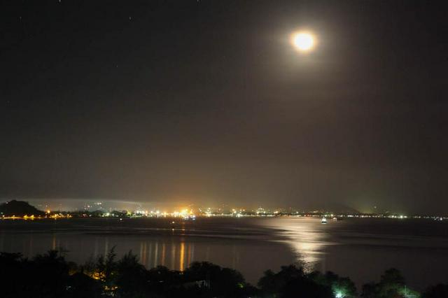 Moonlight over Dili