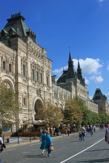 The Moscow GUM—one of the world's most beautiful shopping malls, right on Red Square