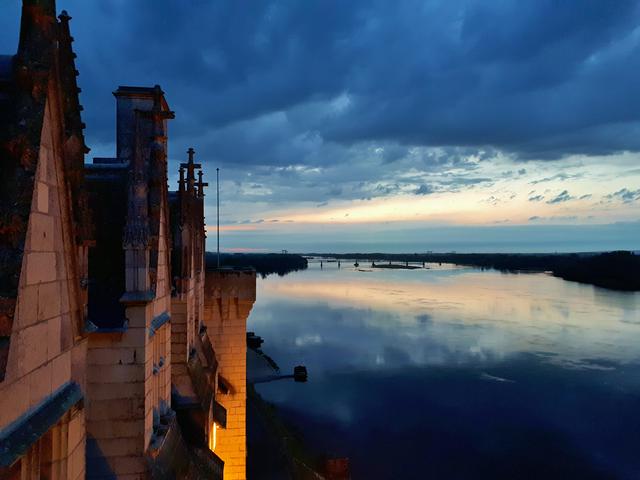 View of the Loire river from the Château de Montsoreau