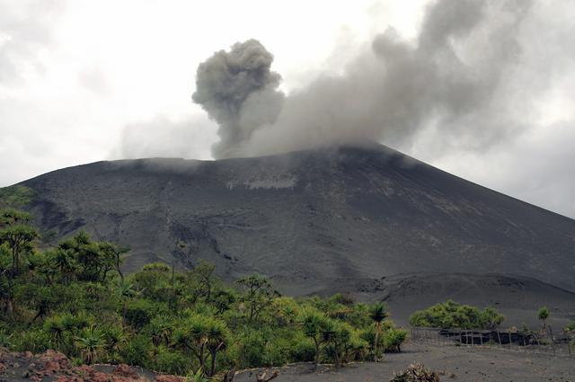 Mount Yasur in eastern Tanna