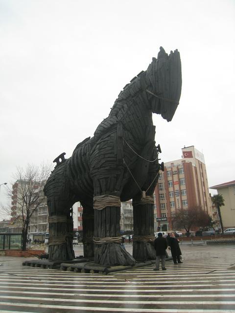 Trojan Horse used in the film Troy (2004)