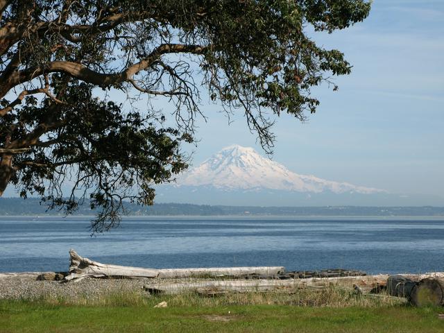 Mt. Rainier as seen from Blake Island