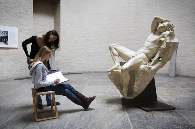 Sculpture at the Glyptothek in Maxvorstadt