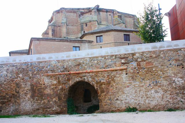 Bishop's palace wall in Barbastro