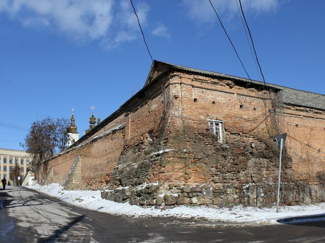 "The Walls" remains of fortress walls built around Dominican monastery (1610-1617)
