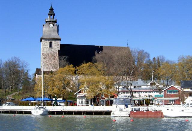 Naantali Church and Marina