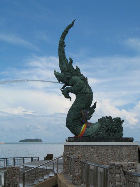 Naga head at Song Thale Park