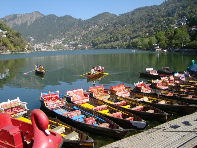 Boating in Naini Lake