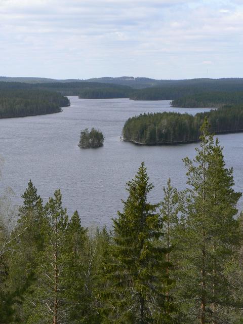 Neitijärvi ("Lady Lake") in the Ruunaa hiking area, Lieksa