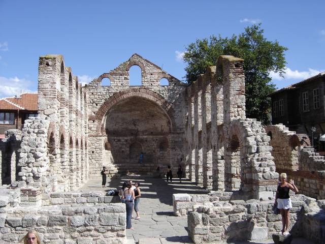 The ruins of St. Sophia church