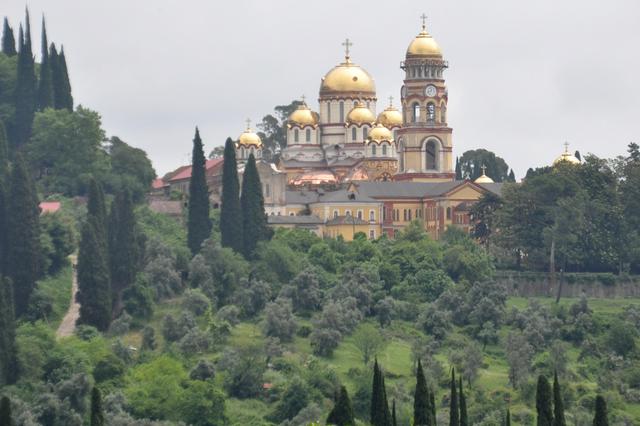 View of New Athos monastery, Abkhazia