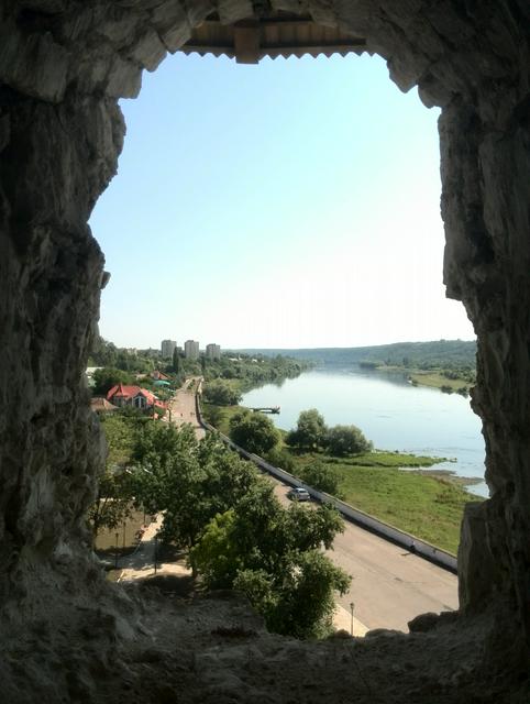 Overlooking Nistru river from Soroca fortress, Moldova