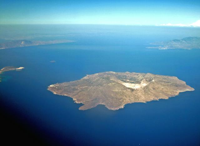 Nisyros sports Greece's only 'active' volcano, with a walk-in crater.