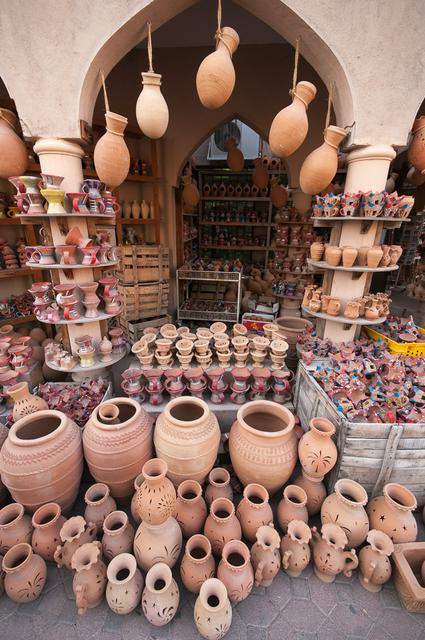 Local crafts for sale at the souq