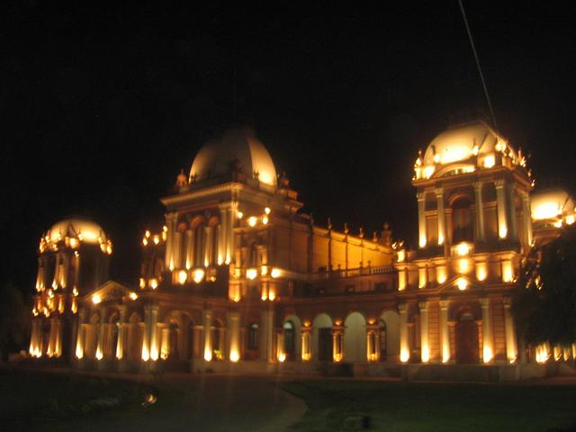 A night view of the Nur Mahal