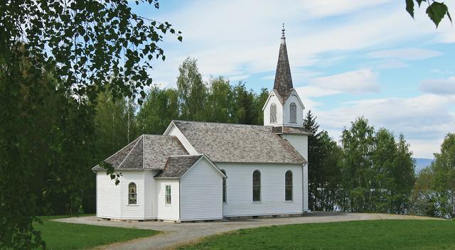 The settler church at the Norwegian Emigrant Museum