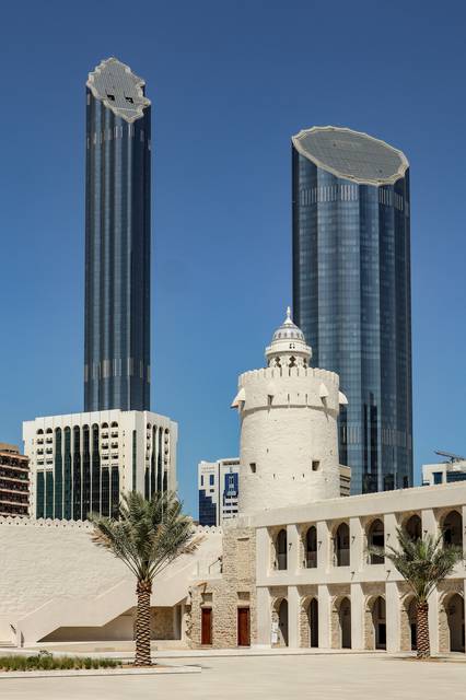 Qasr al Hosn, once the largest building in Abu Dhabi and seat of power of the government. It is now preserved in the center of Abu Dhabi as a historical landmark and museum.