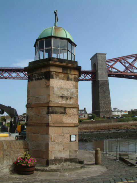 Lighthouse with Rail Bridge behind