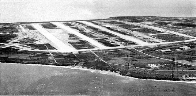 North Field, Tinian Island in 1945