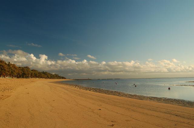 The golden sands of Nusa Dua