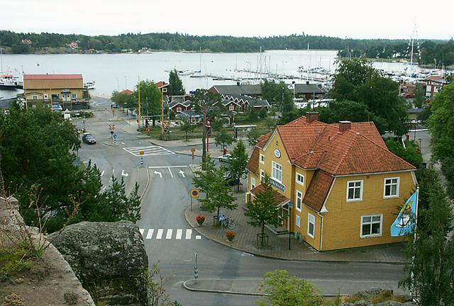 Nynäshamn, a vacation town with the ferry to Gotland.